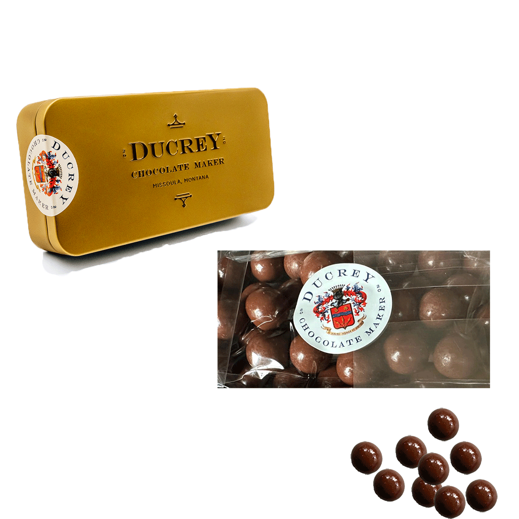 ENROBED HAZELNUTS IN MILK CHOCOLATE