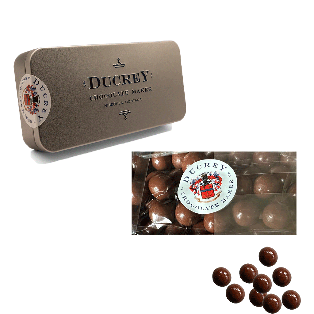 ENROBED HAZELNUTS IN MILK CHOCOLATE